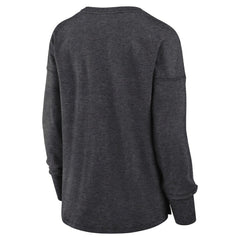 Utah Mammoth Fanatics Women's Primary Logo Legacy Long Sleeve T-Shirt - Heather Charcoal | US 203124254