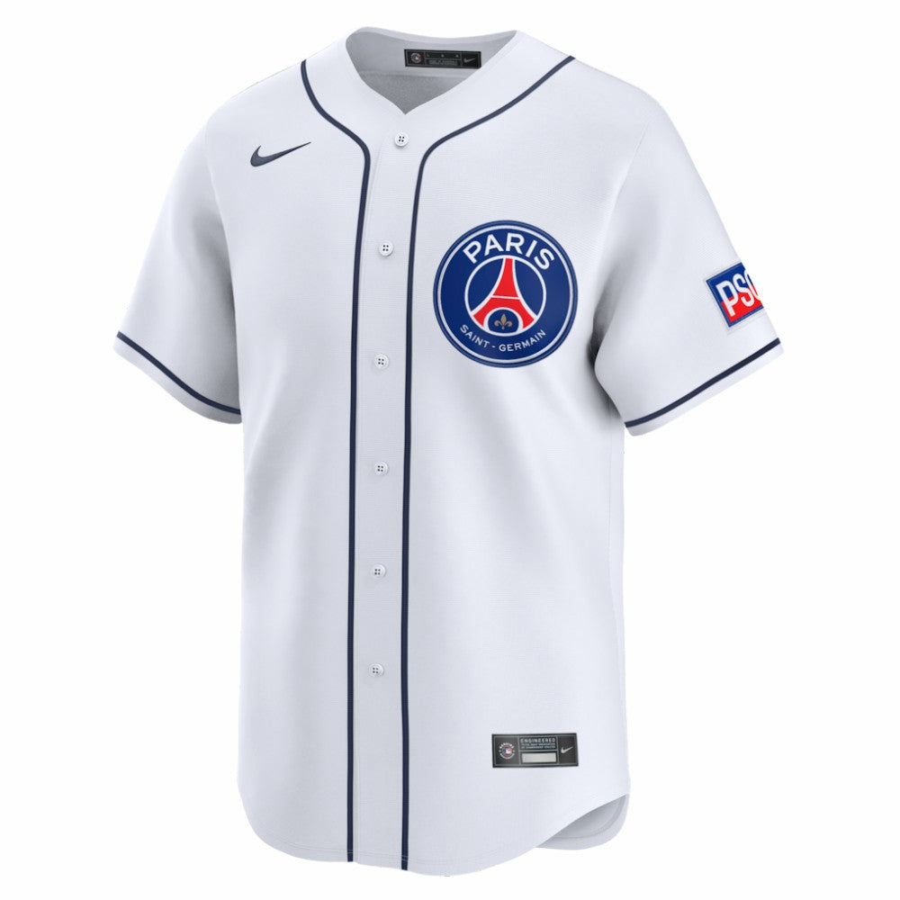Paris Saint-Germain 2025 Soccer x MLB Limited Jersey White - Nike on sale
