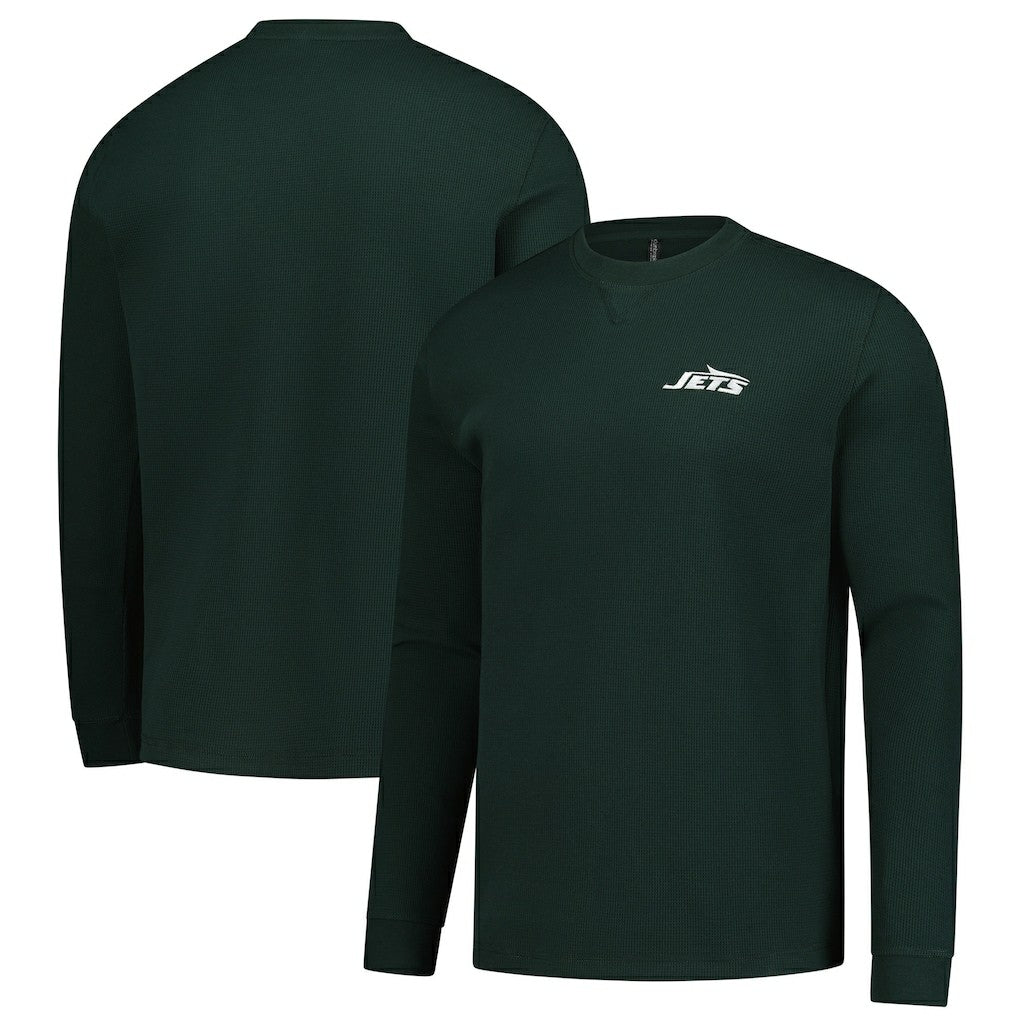 New York Jets Dunbrooke Cavalier Waffle Long Sleeve T-Shirt - Green T-shirts