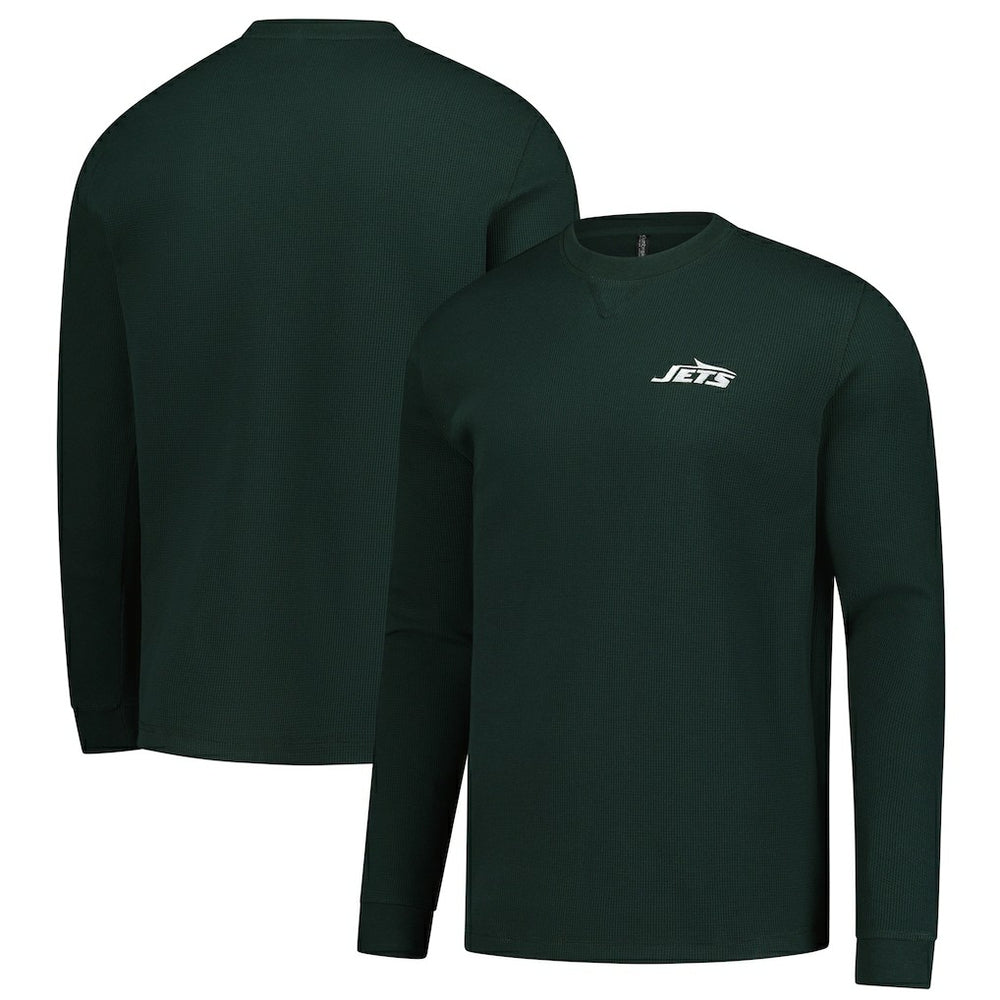 New York Jets Dunbrooke Cavalier Waffle Long Sleeve T-Shirt - Green T-shirts