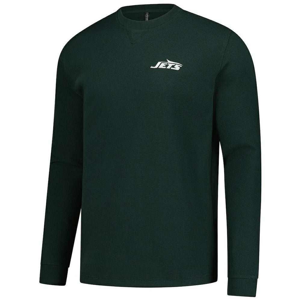 New York Jets Dunbrooke Cavalier Waffle Long Sleeve T-Shirt - Green T-shirts
