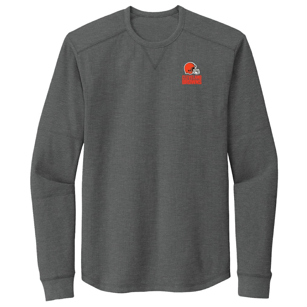 Cleveland Browns Dunbrooke Cavalier Waffle Long Sleeve T-Shirt - Charcoal T-shirts