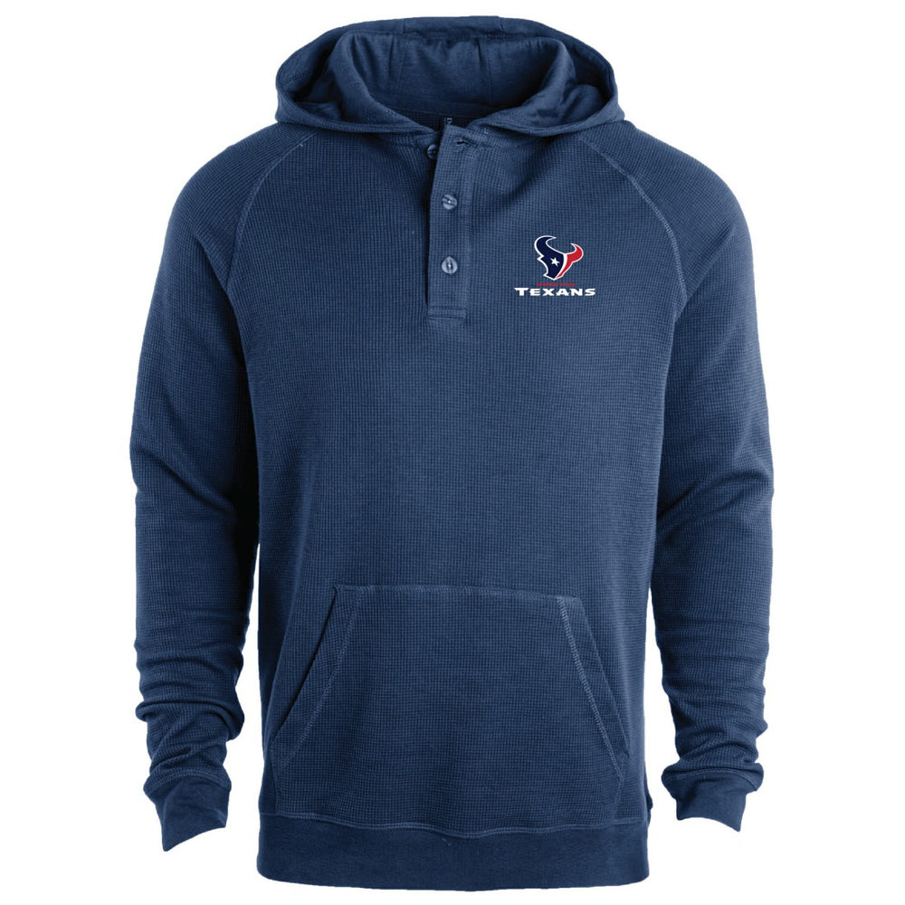 Houston Texans Dunbrooke Montana Raglan Thermal Hoodie - Navy Hoodies