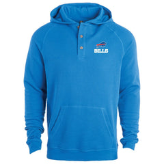 Buffalo Bills Dunbrooke Montana Raglan Thermal Hoodie - Royal Hoodies