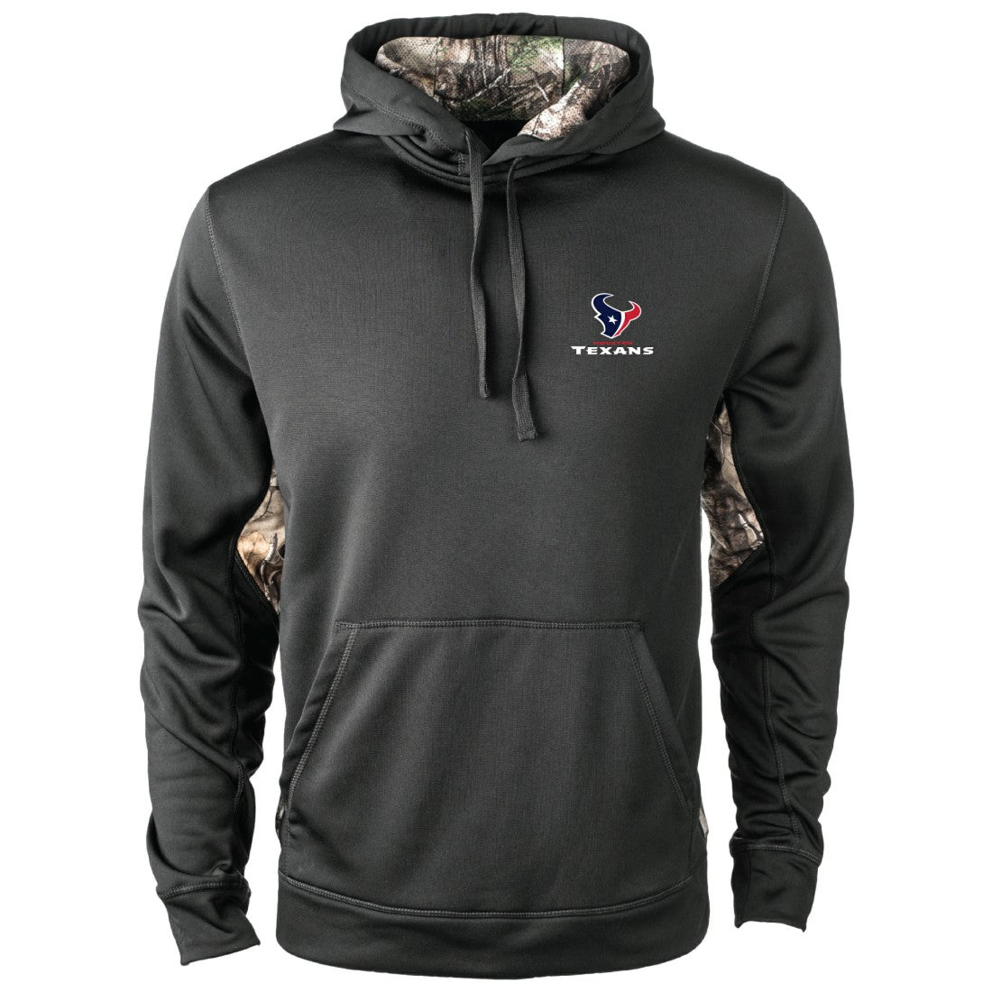 Houston Texans Dunbrooke Ranger Real Tree Camo Hoodie - Black Hoodies