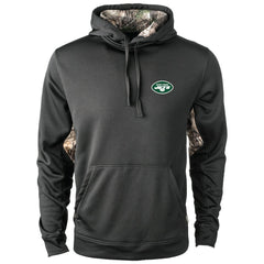New York Jets Dunbrooke Ranger Real Tree Camo Hoodie - Black Hoodies