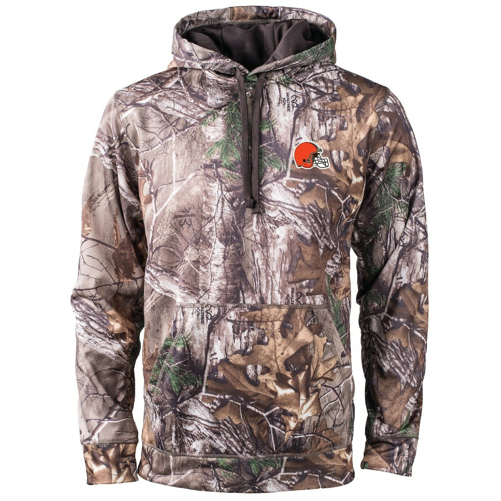 Cleveland Browns Dunbrooke Champion Tech Fleece Hoodie - Camo Hoodies