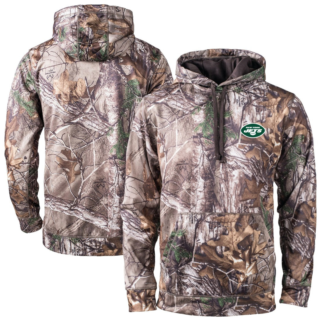 New York Jets Dunbrooke Champion Tech Fleece Hoodie - Camo Hoodies