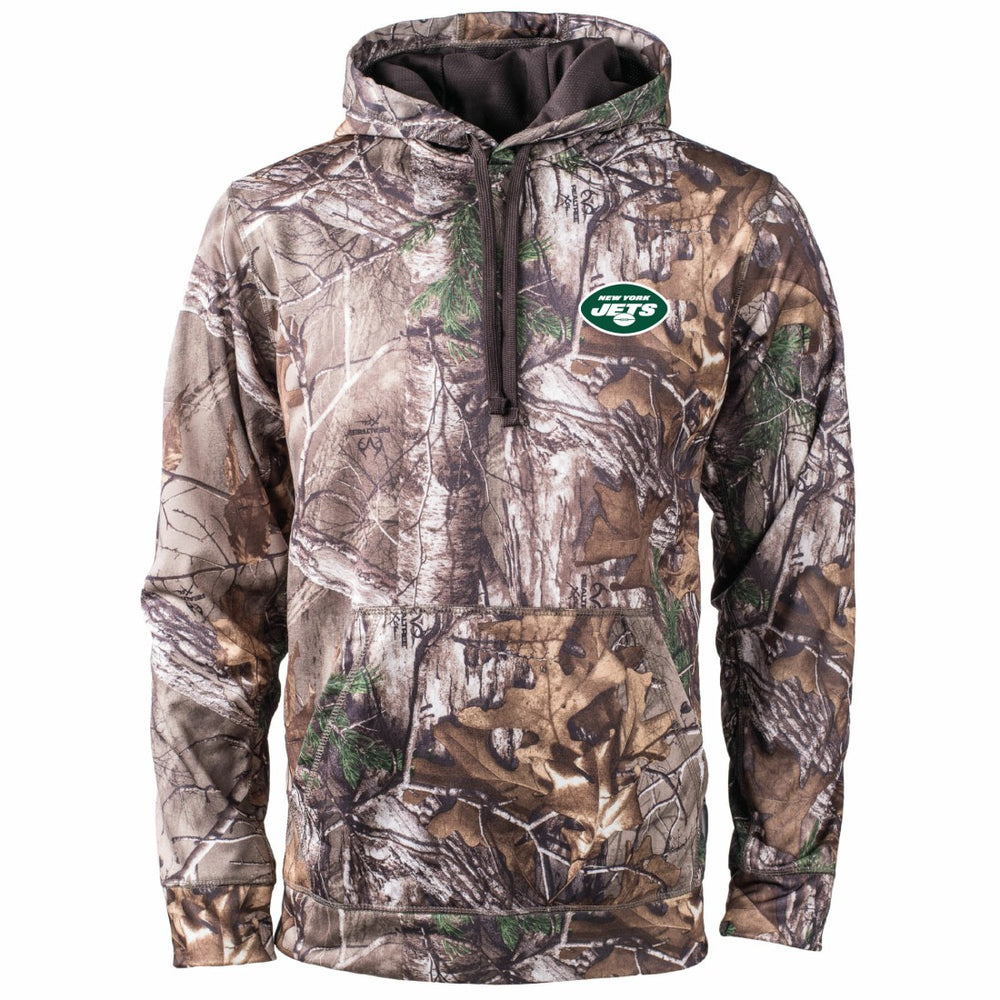 New York Jets Dunbrooke Champion Tech Fleece Hoodie - Camo Hoodies