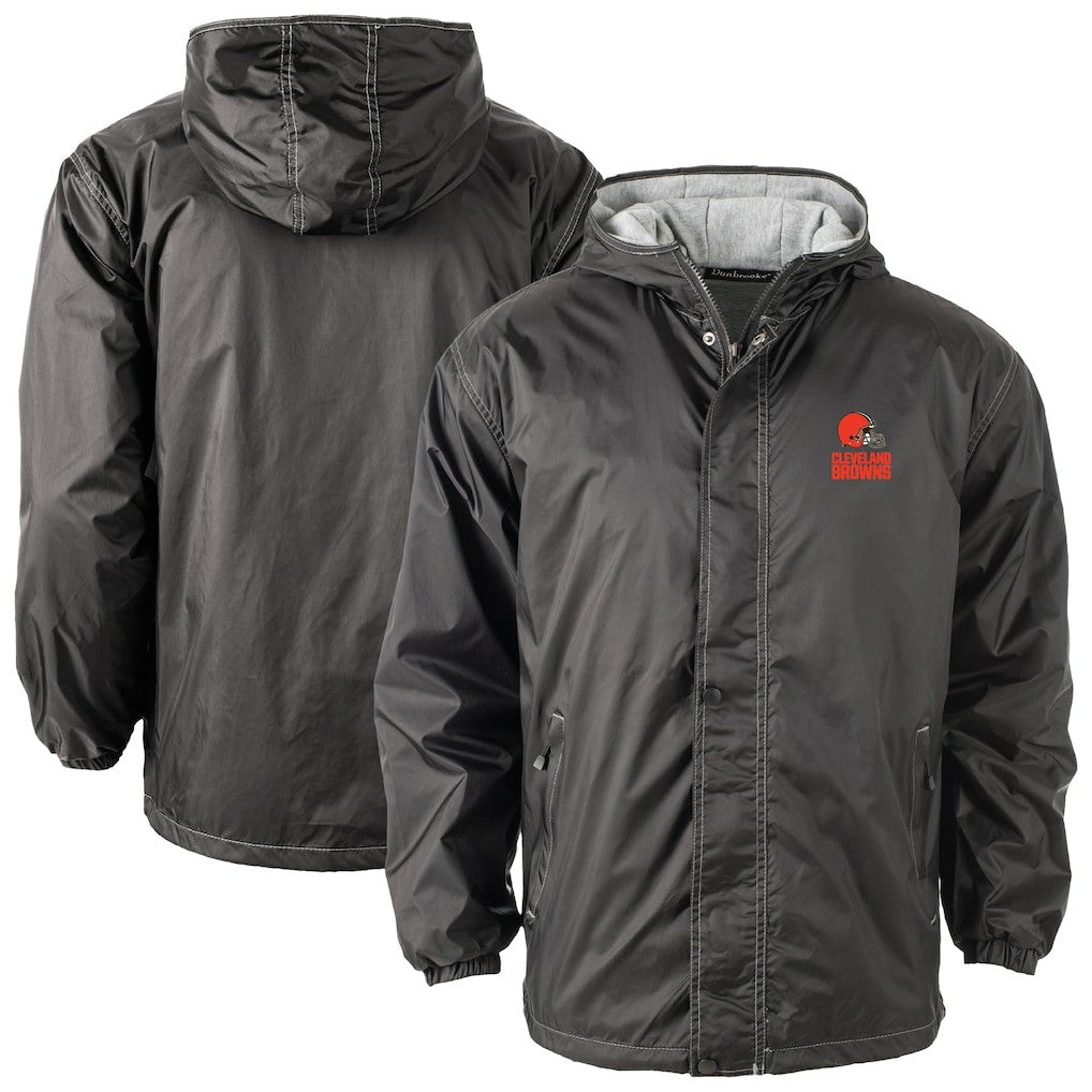 Cleveland Browns Dunbrooke Logo Legacy Stadium Full-Zip Hooded Jacket - Black Jackets