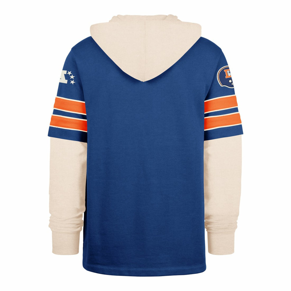 Denver Broncos '47 Big & Tall Split Zone Cornerback Hoodie - Royal Hoodies