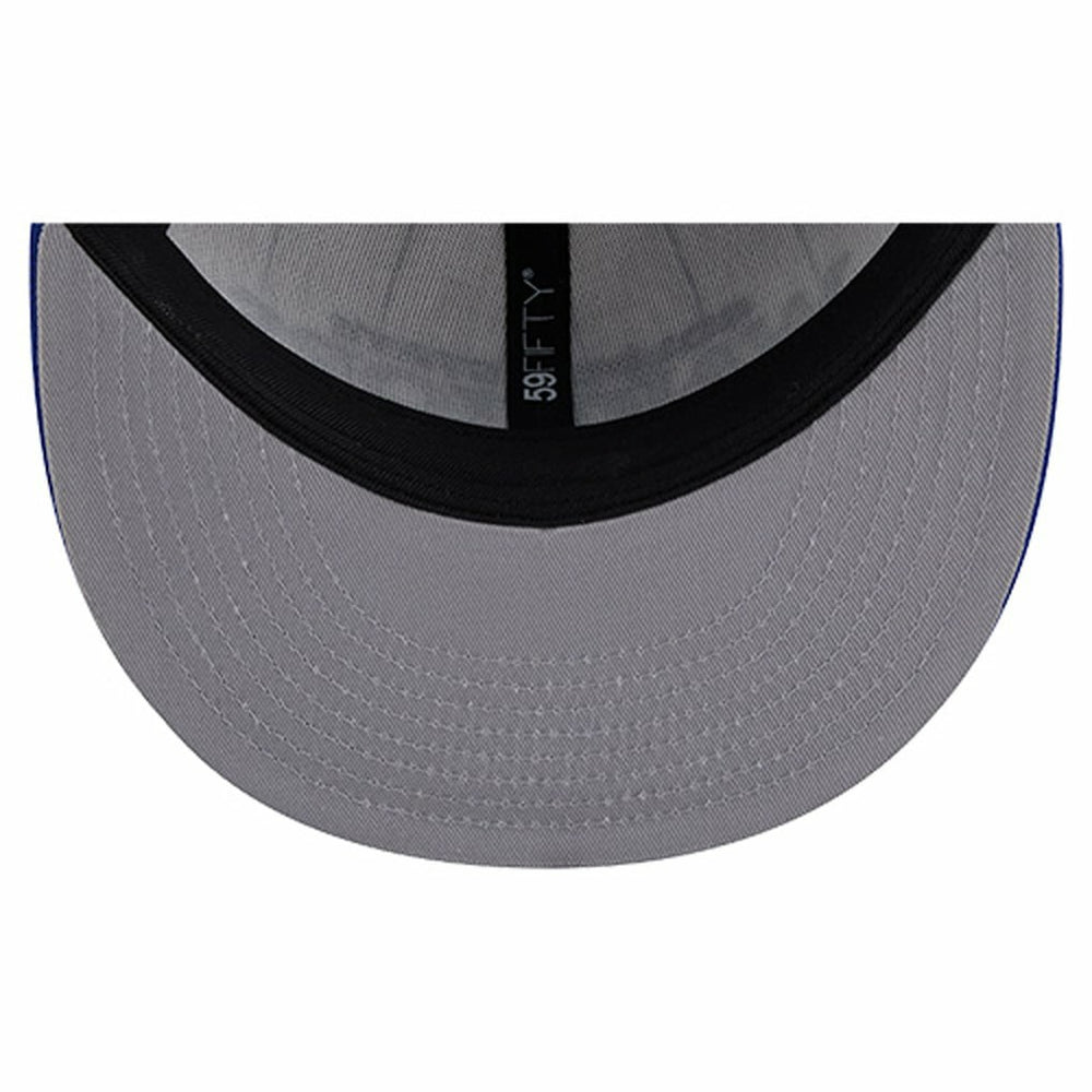 Golden State Warriors Wordmark Pinstripe 59FIFTY Fitted Hat White - New Era