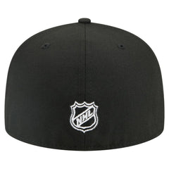 Los Angeles Kings New Era Faded Lines 59FIFTY Fitted Hat - Black | US 203126867