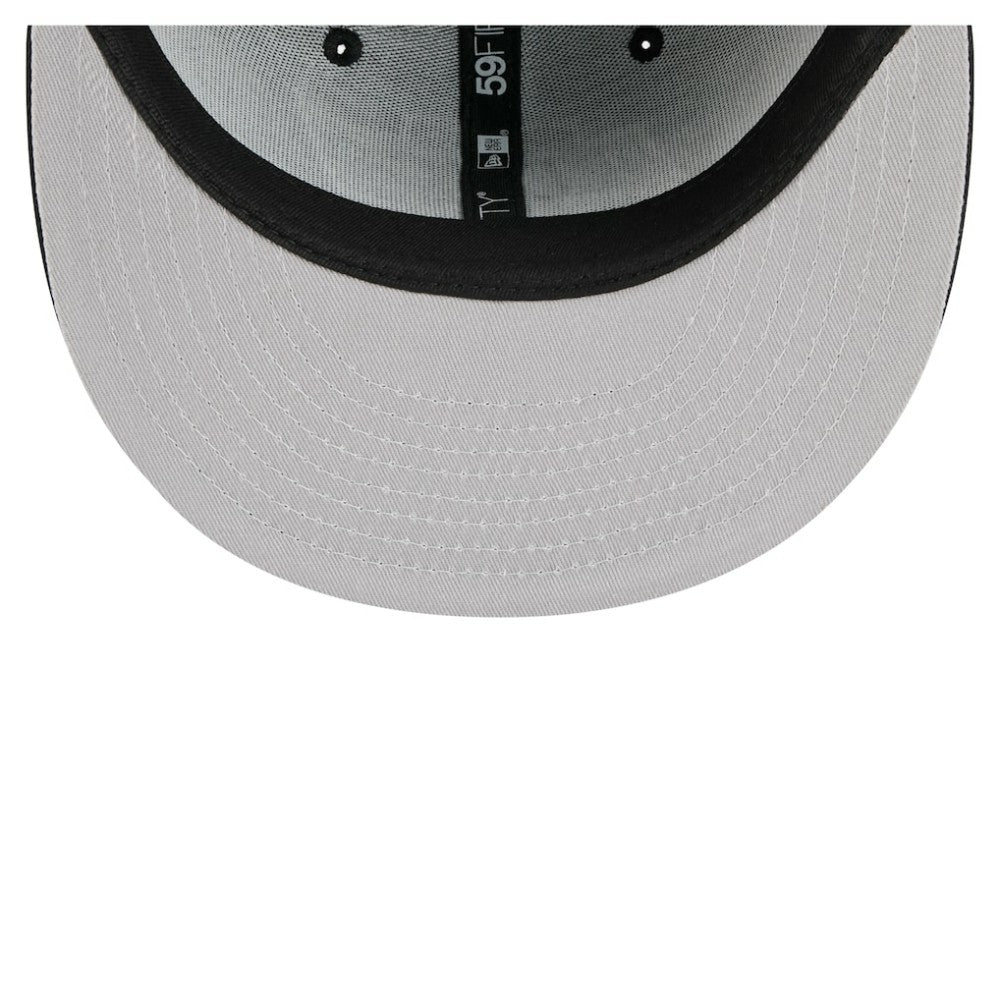 Los Angeles Kings New Era Faded Lines 59FIFTY Fitted Hat - Black | US 203126867