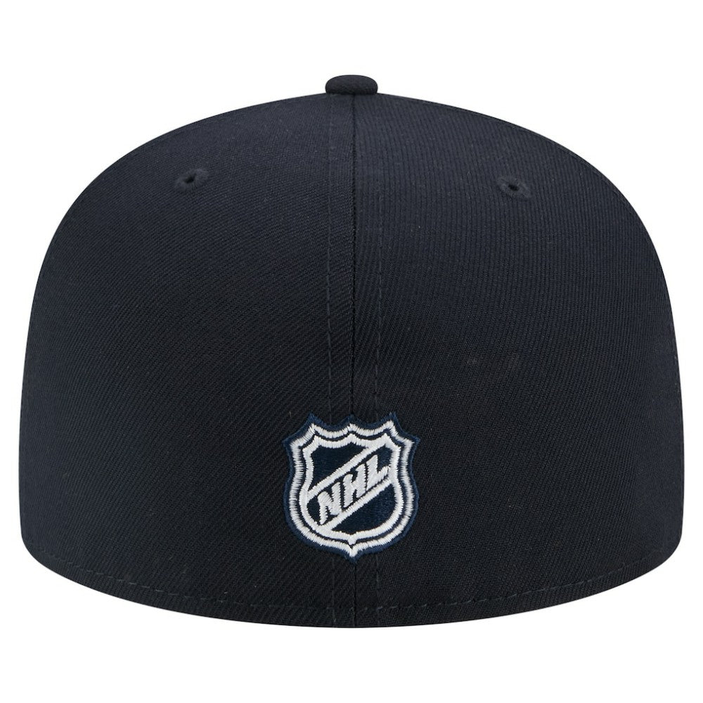 Seattle Kraken New Era Faded Lines 59FIFTY Fitted Hat - Deep Sea Blue | US 203126876