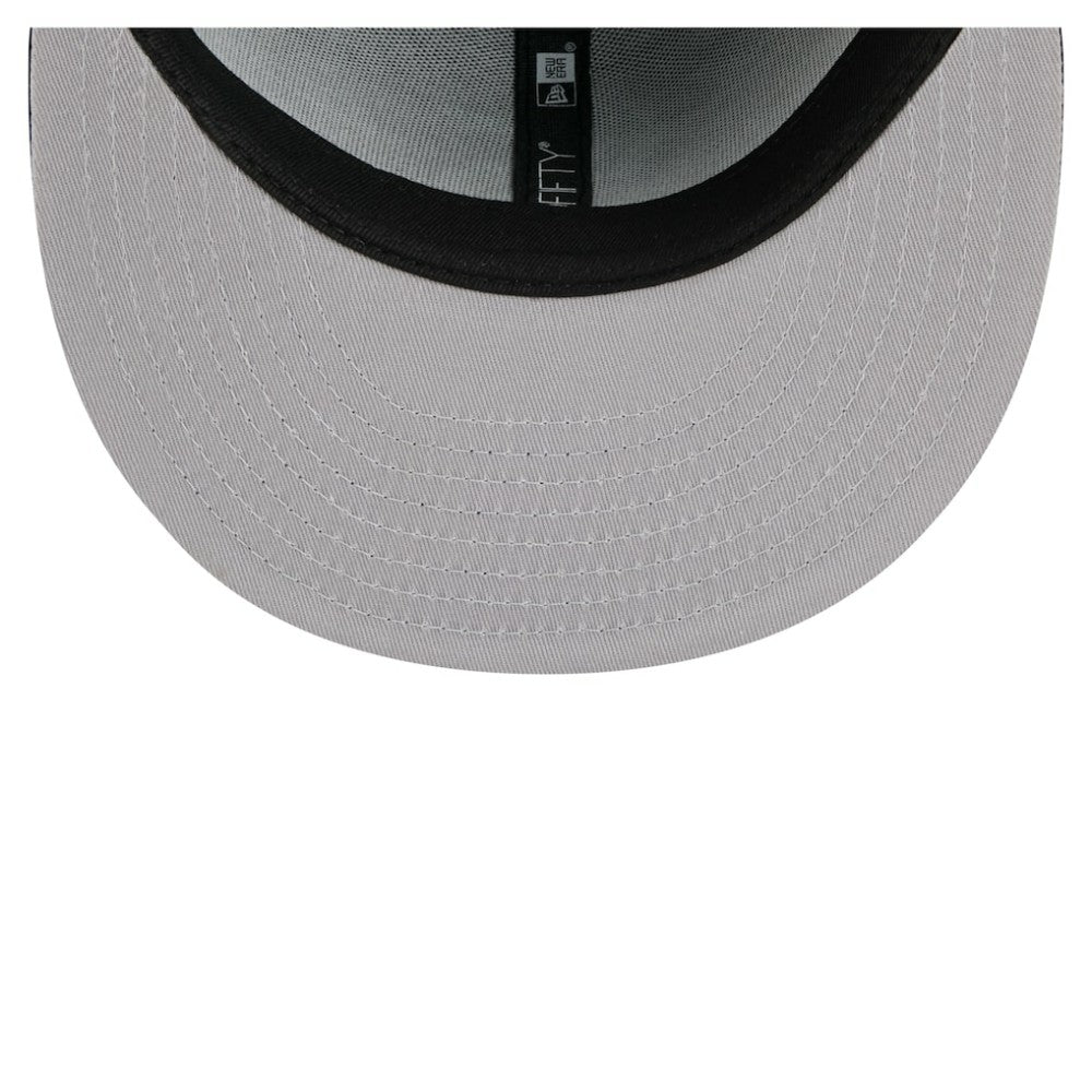 Seattle Kraken New Era Faded Lines 59FIFTY Fitted Hat - Deep Sea Blue | US 203126876