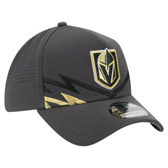 Vegas Golden Knights New Era Zig Zag 39THIRTY A-Frame Perforated Flex Hat - Gray | US 203126879