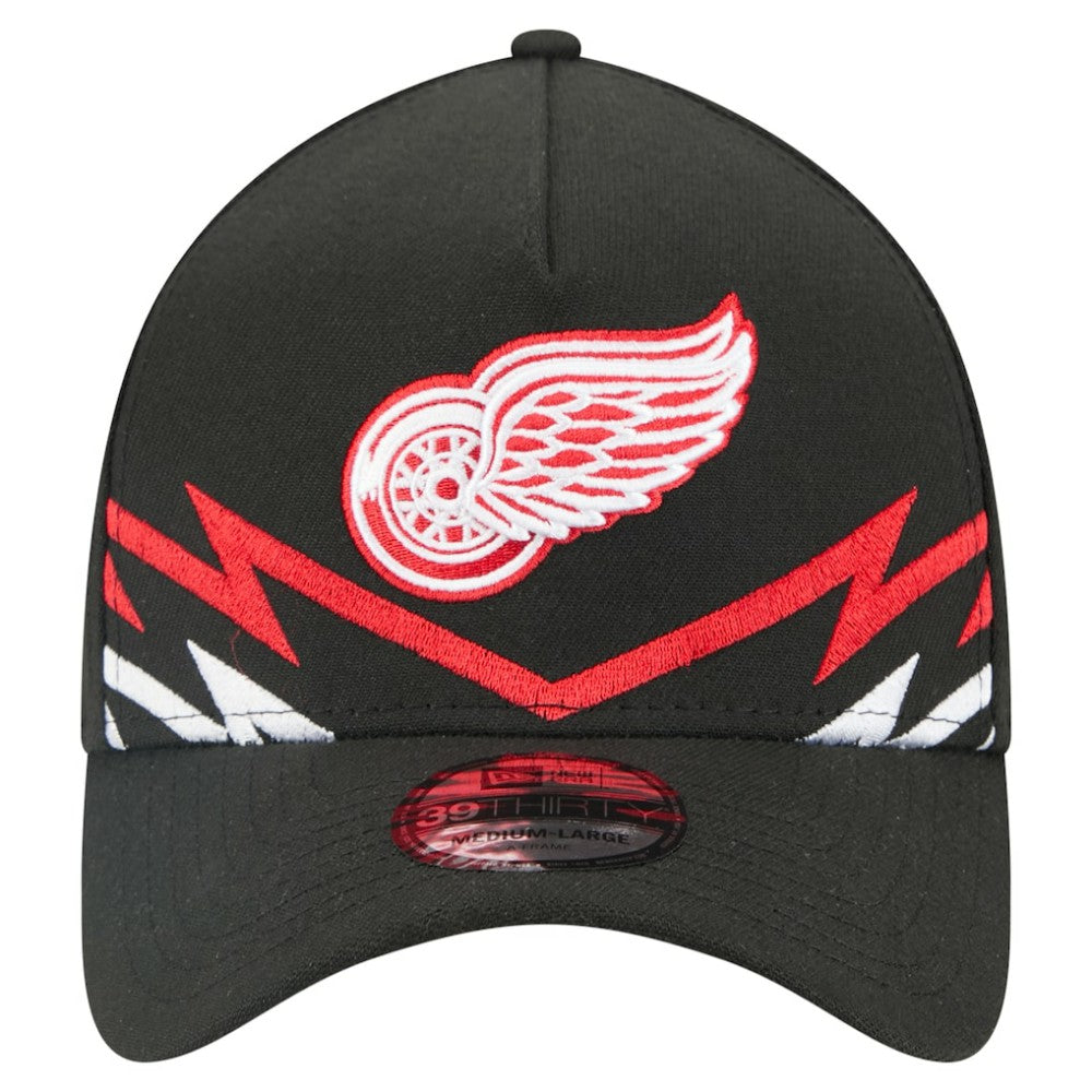 Detroit Red Wings New Era 39THIRTY A-Frame Perforated Flex Hat - Black | US 203126880