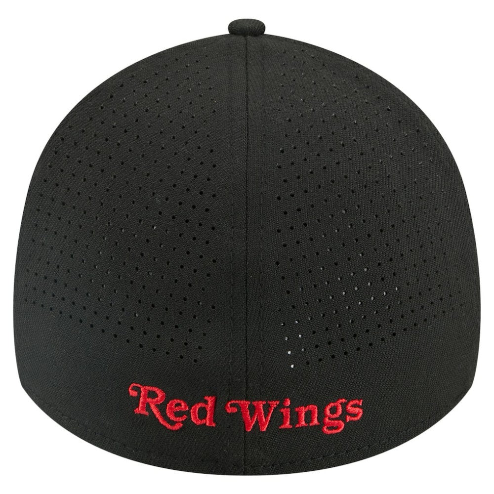 Detroit Red Wings New Era 39THIRTY A-Frame Perforated Flex Hat - Black | US 203126880