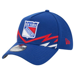 New York Rangers New Era 39THIRTY A-Frame Perforated Flex Hat - Blue | US 203126884