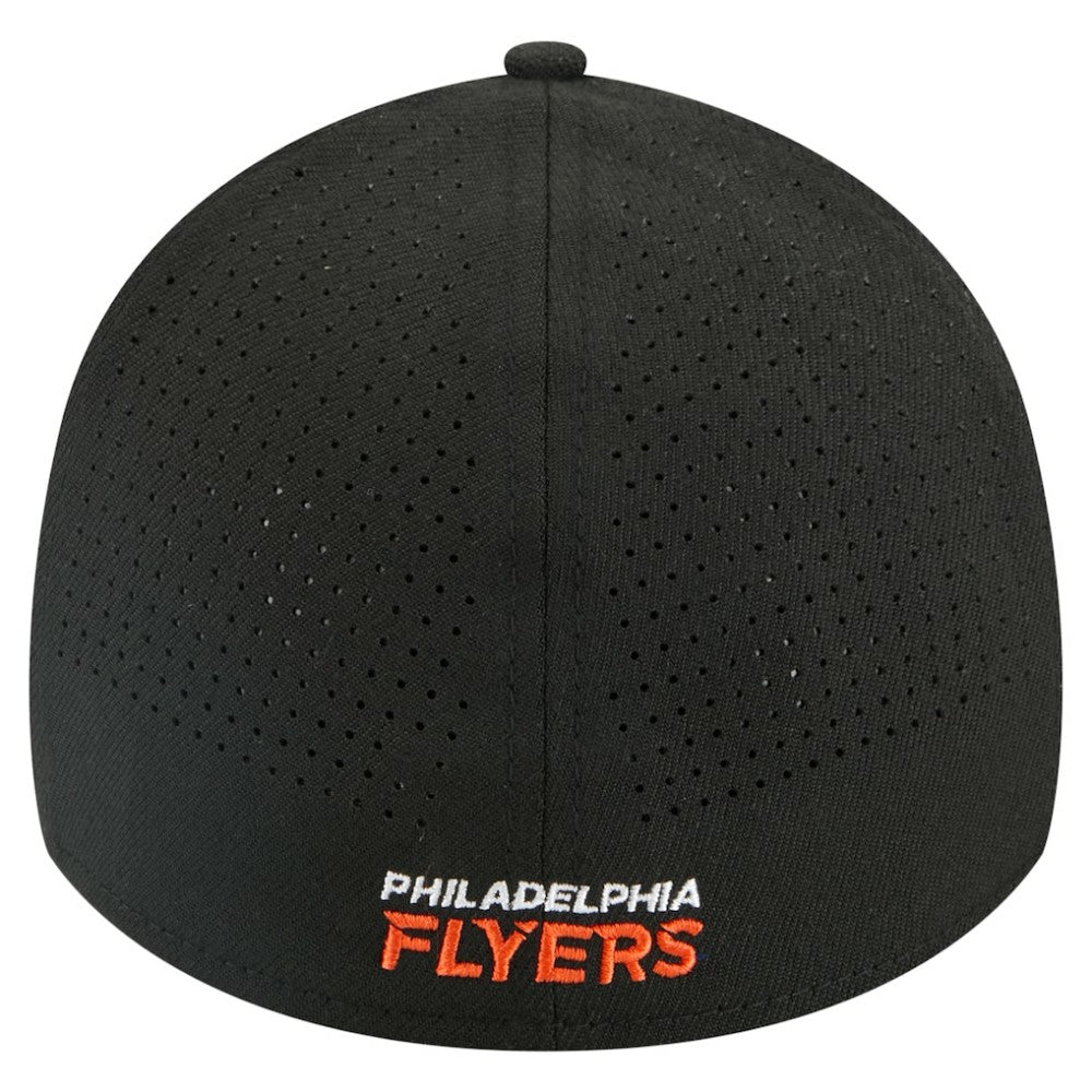 Philadelphia Flyers New Era 39THIRTY A-Frame Perforated Flex Hat - Black | US 203126885