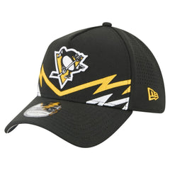 Pittsburgh Penguins New Era 39THIRTY A-Frame Perforated Flex Hat - Black | US 203126886