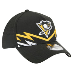 Pittsburgh Penguins New Era 39THIRTY A-Frame Perforated Flex Hat - Black | US 203126886
