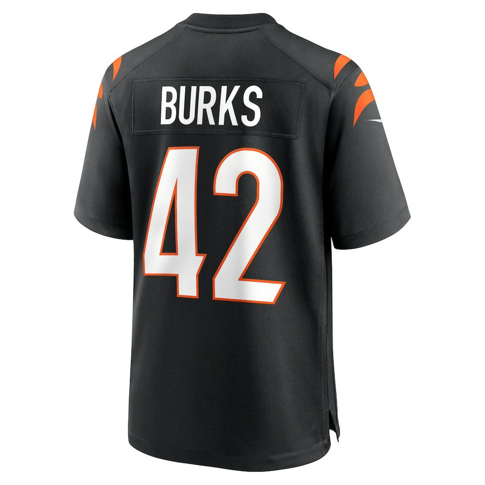 Oren Burks Cincinnati Bengals Team Game Jersey - Black Jerseys
