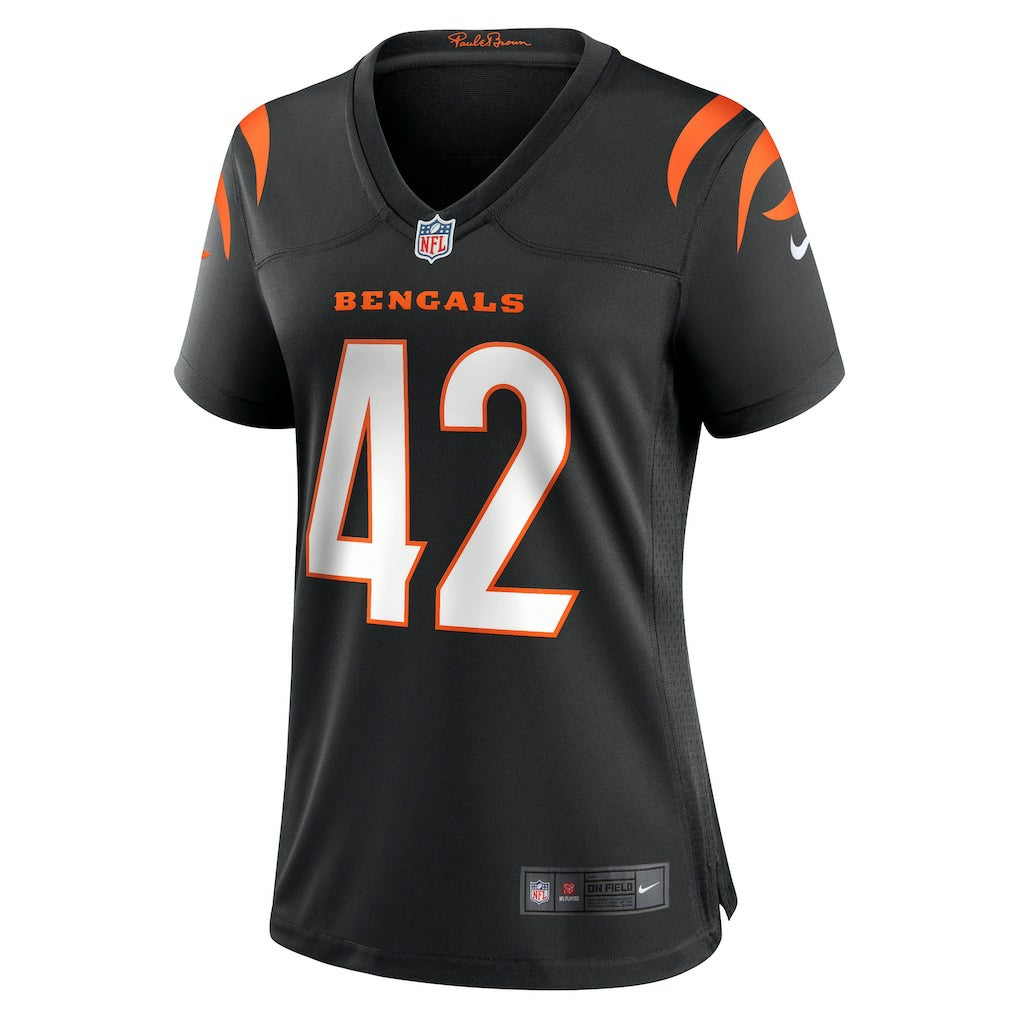 Oren Burks Cincinnati Bengals Women's Team Game Jersey - Black Jerseys