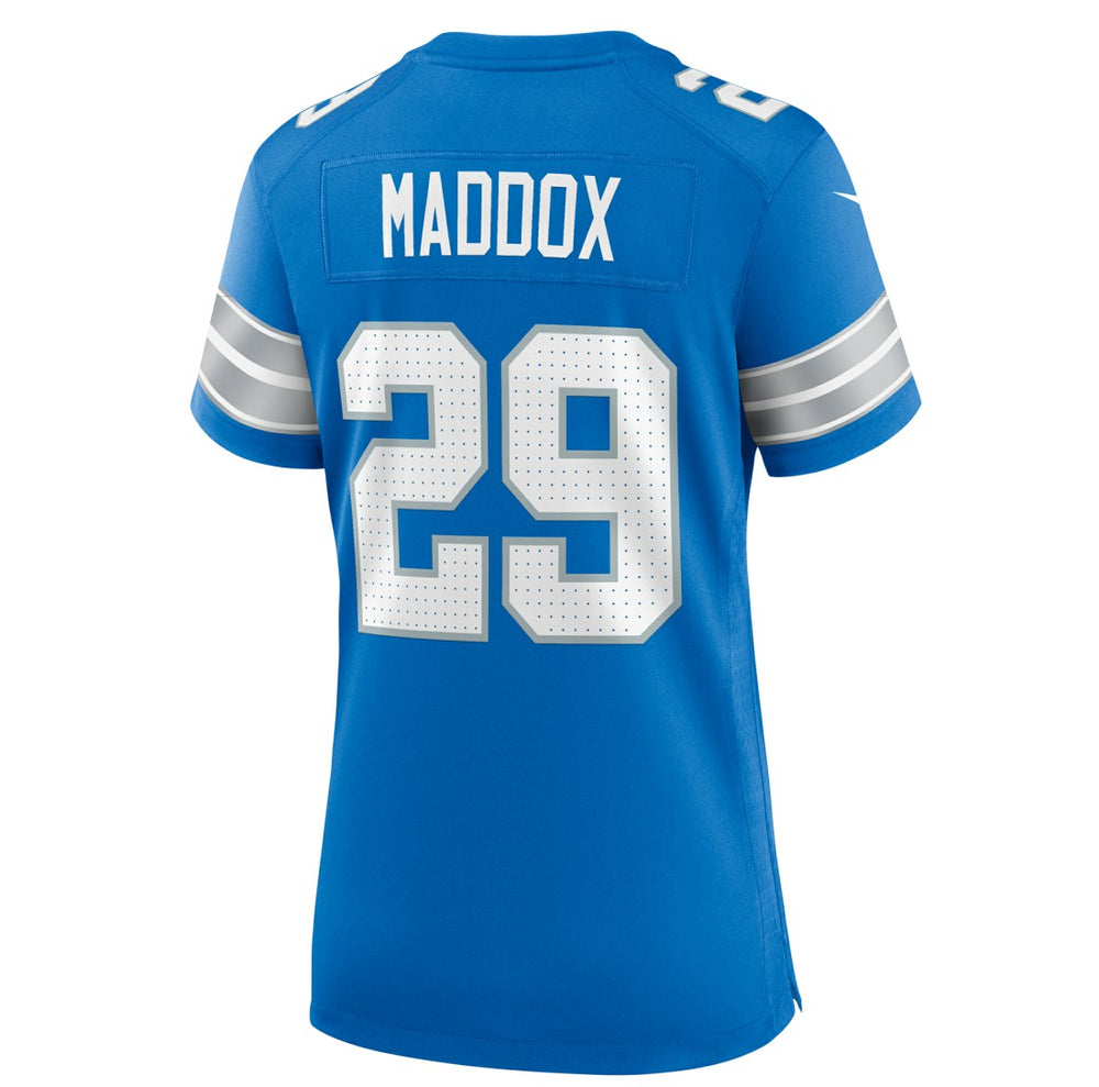 Avonte Maddox Detroit Lions Women's Team Game Jersey - Blue Jerseys