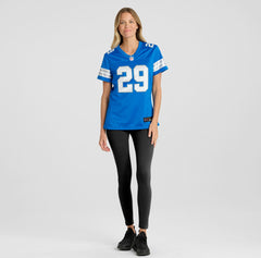Avonte Maddox Detroit Lions Women's Team Game Jersey - Blue Jerseys