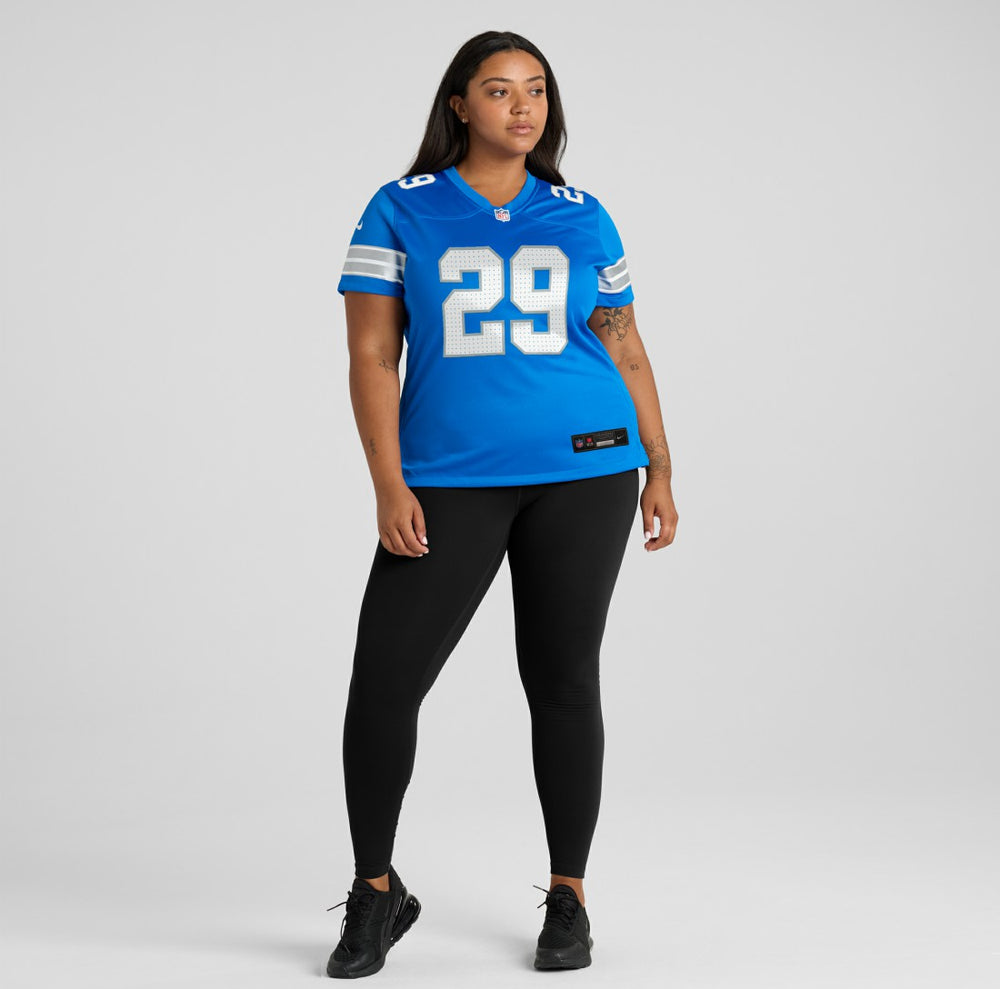 Avonte Maddox Detroit Lions Women's Team Game Jersey - Blue Jerseys