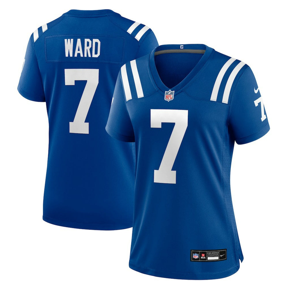 Charvarius Ward Indianapolis Colts Women's Team Game Jersey - Royal Jerseys