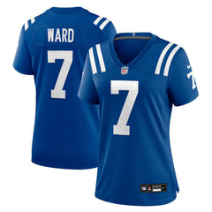 Charvarius Ward Indianapolis Colts Women's Team Game Jersey - Royal Jerseys