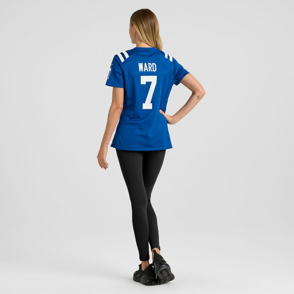 Charvarius Ward Indianapolis Colts Women's Team Game Jersey - Royal Jerseys