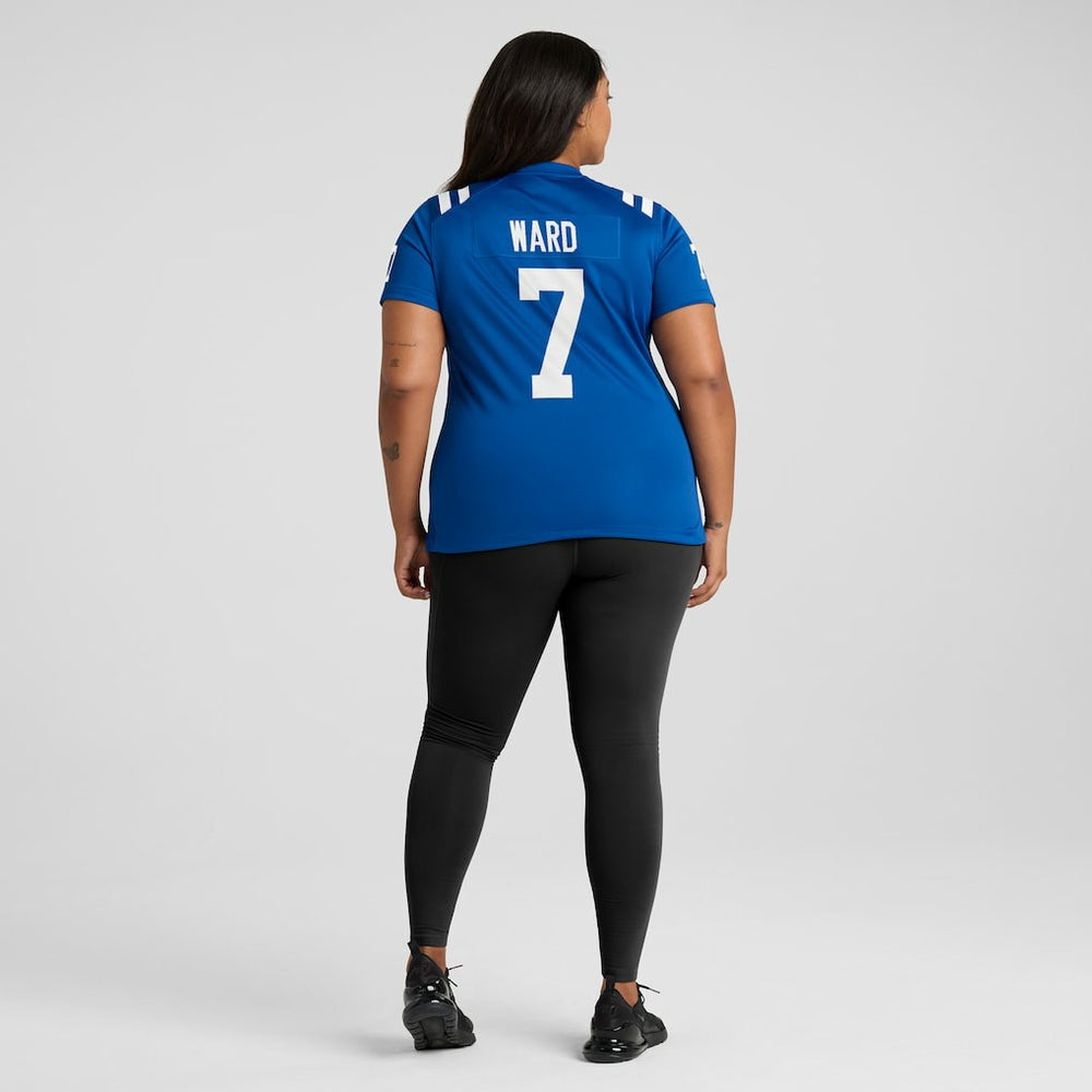 Charvarius Ward Indianapolis Colts Women's Team Game Jersey - Royal Jerseys