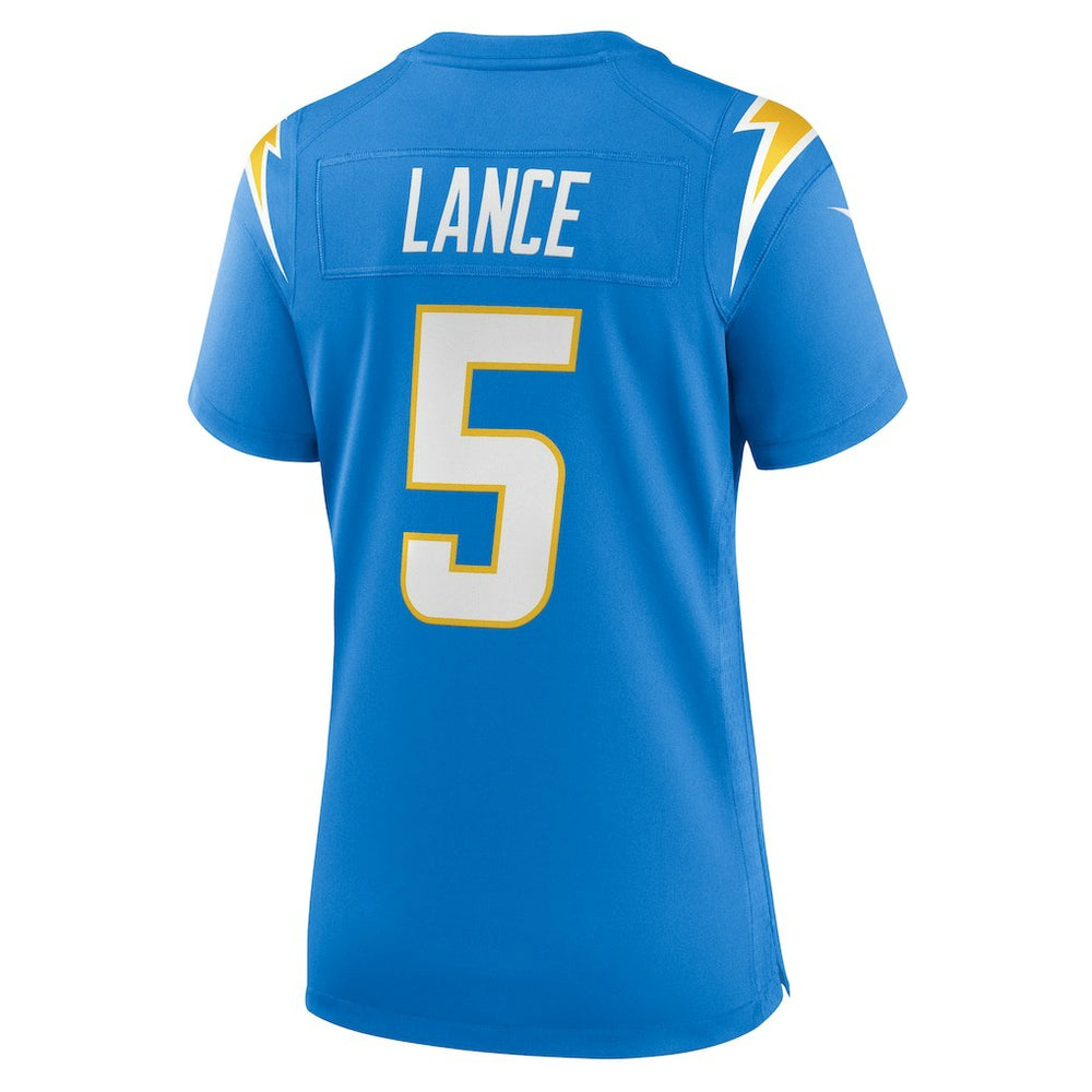 Trey Lance Los Angeles Chargers Women's Team Game Jersey - Powder Blue Jerseys