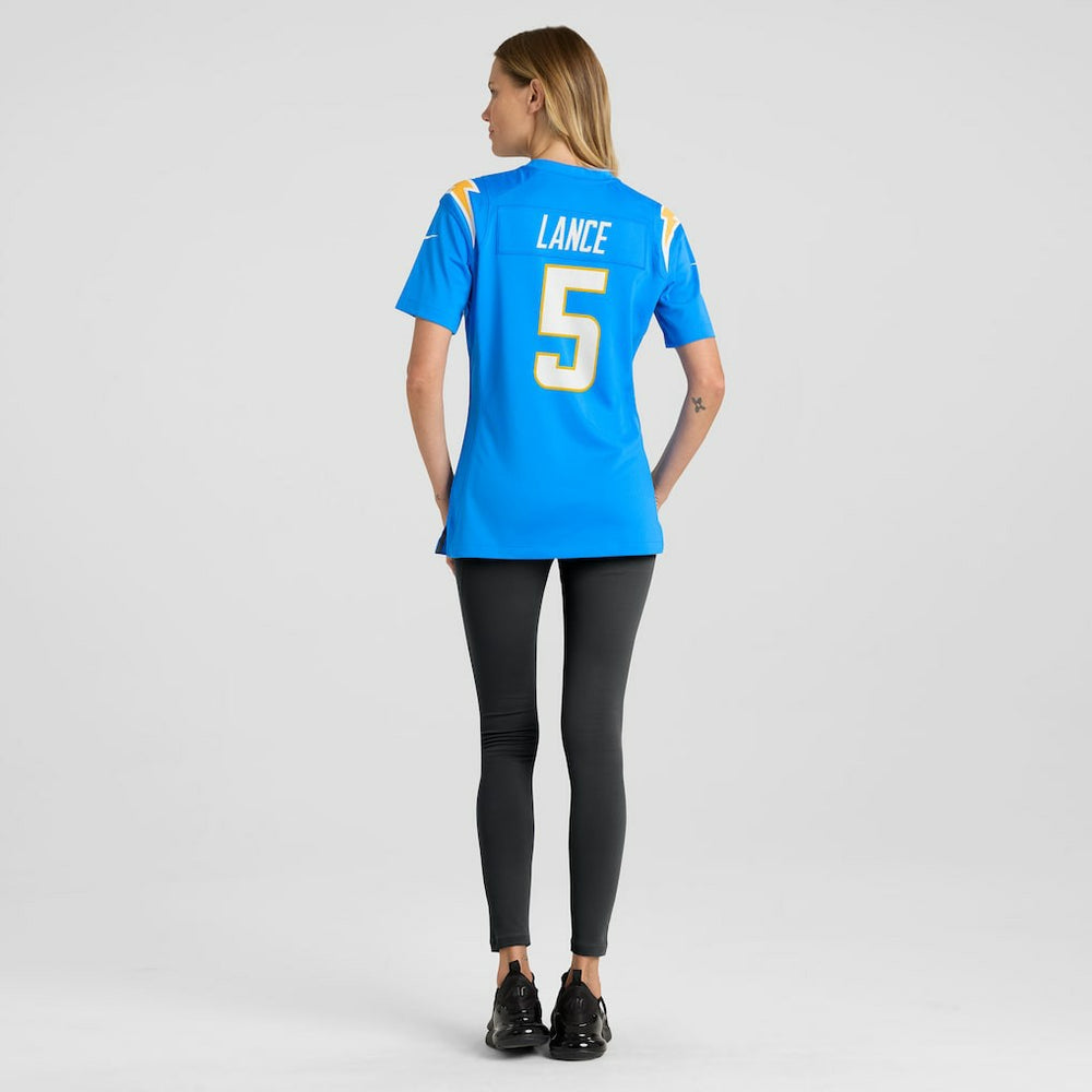 Trey Lance Los Angeles Chargers Women's Team Game Jersey - Powder Blue Jerseys