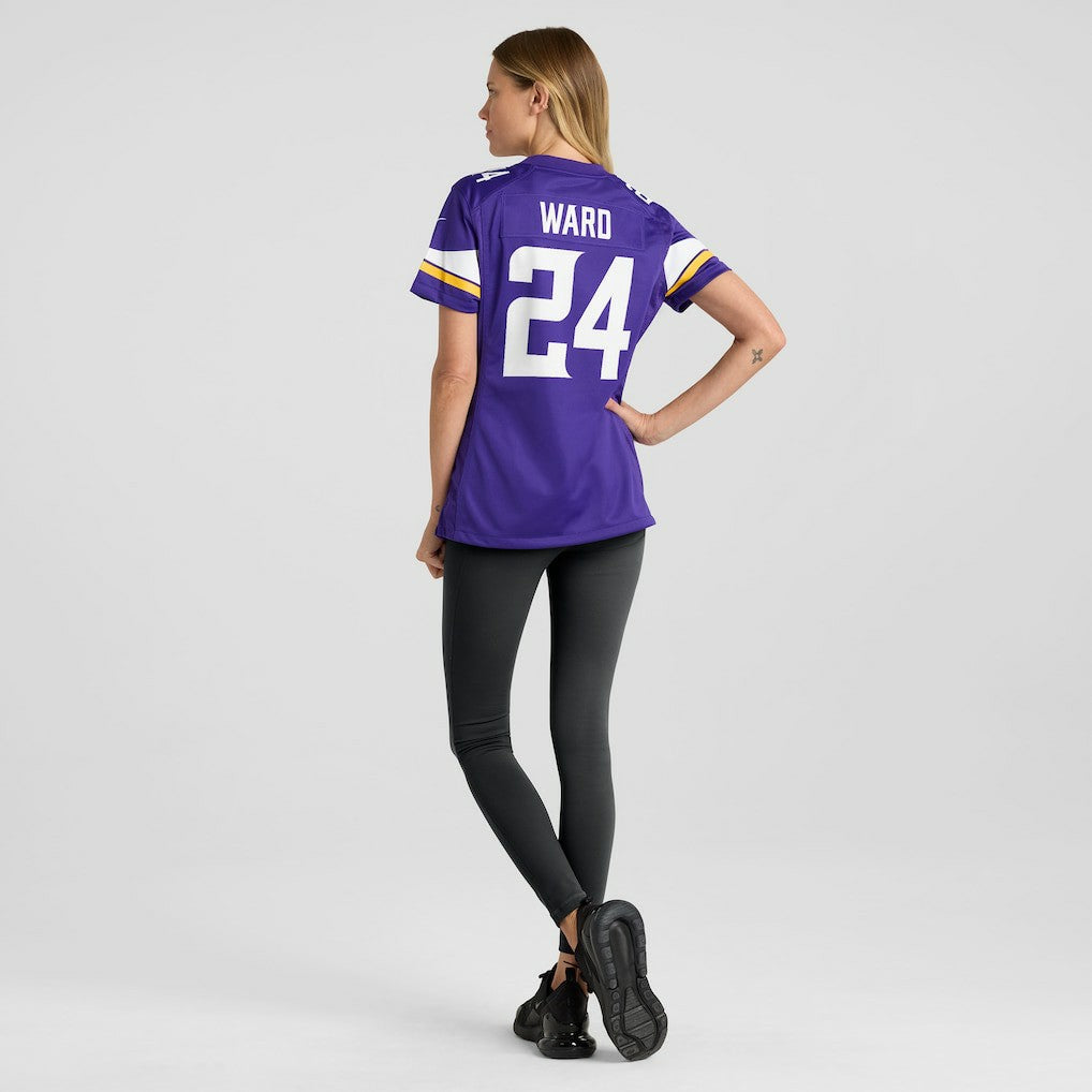 Jay Ward Minnesota Vikings Women's Team Game Jersey - Purple Jerseys