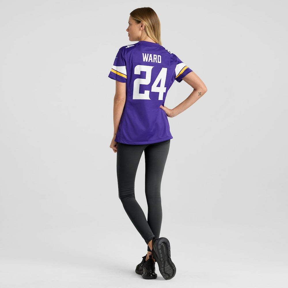 Jay Ward Minnesota Vikings Women's Team Game Jersey - Purple Jerseys