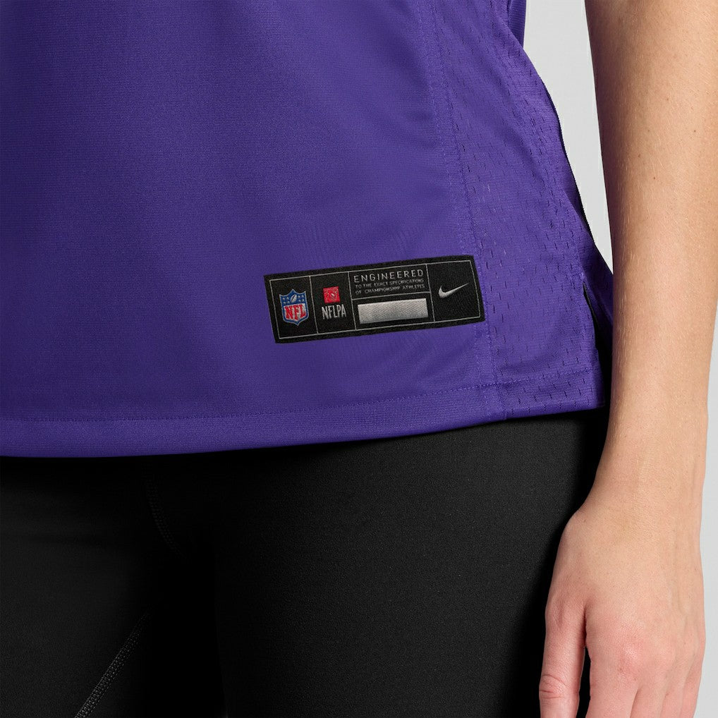 Jay Ward Minnesota Vikings Women's Team Game Jersey - Purple Jerseys