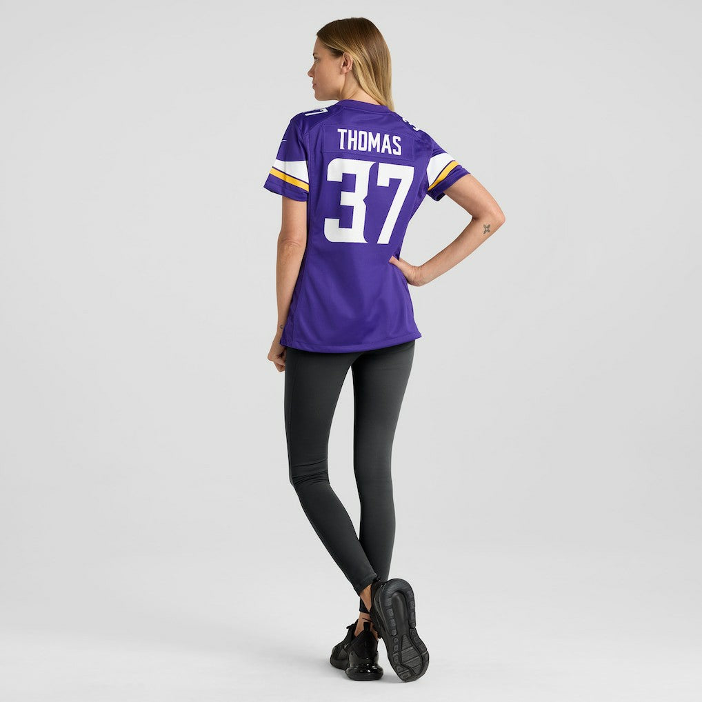 Tavierre Thomas Minnesota Vikings Women's Team Game Jersey - Purple Jerseys