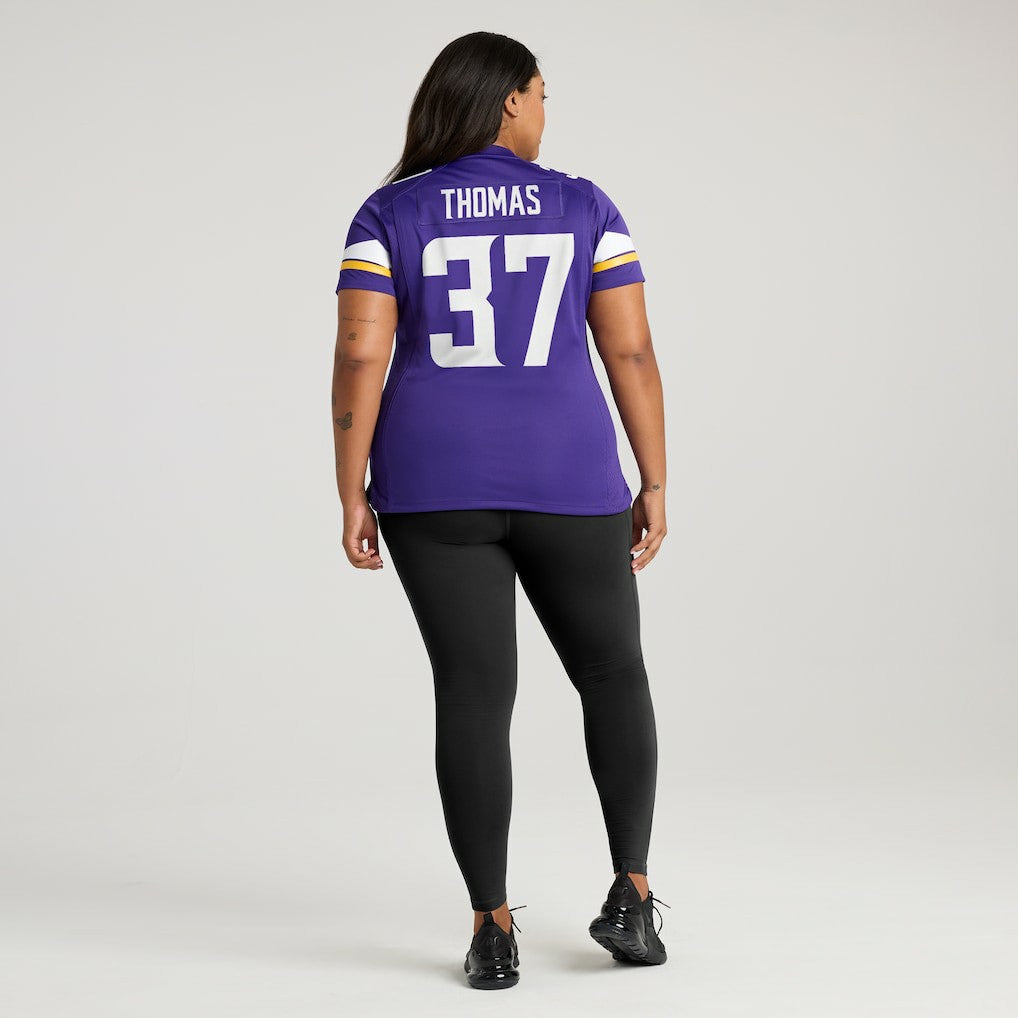Tavierre Thomas Minnesota Vikings Women's Team Game Jersey - Purple Jerseys