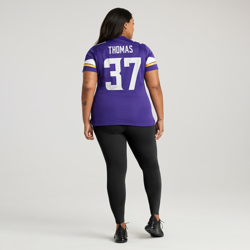 Tavierre Thomas Minnesota Vikings Women's Team Game Jersey - Purple Jerseys