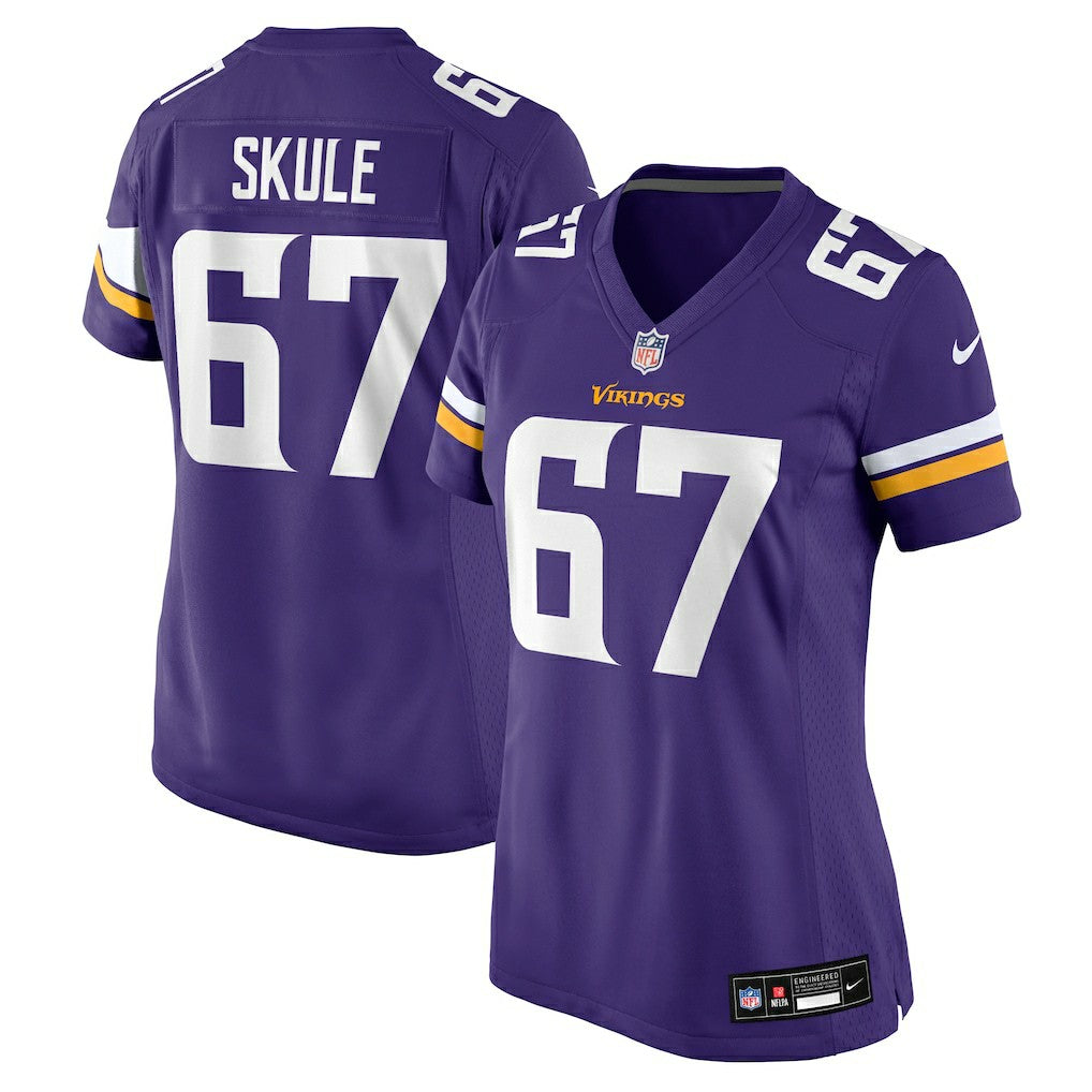 Justin Skule Minnesota Vikings Women's Team Game Jersey - Purple Jerseys