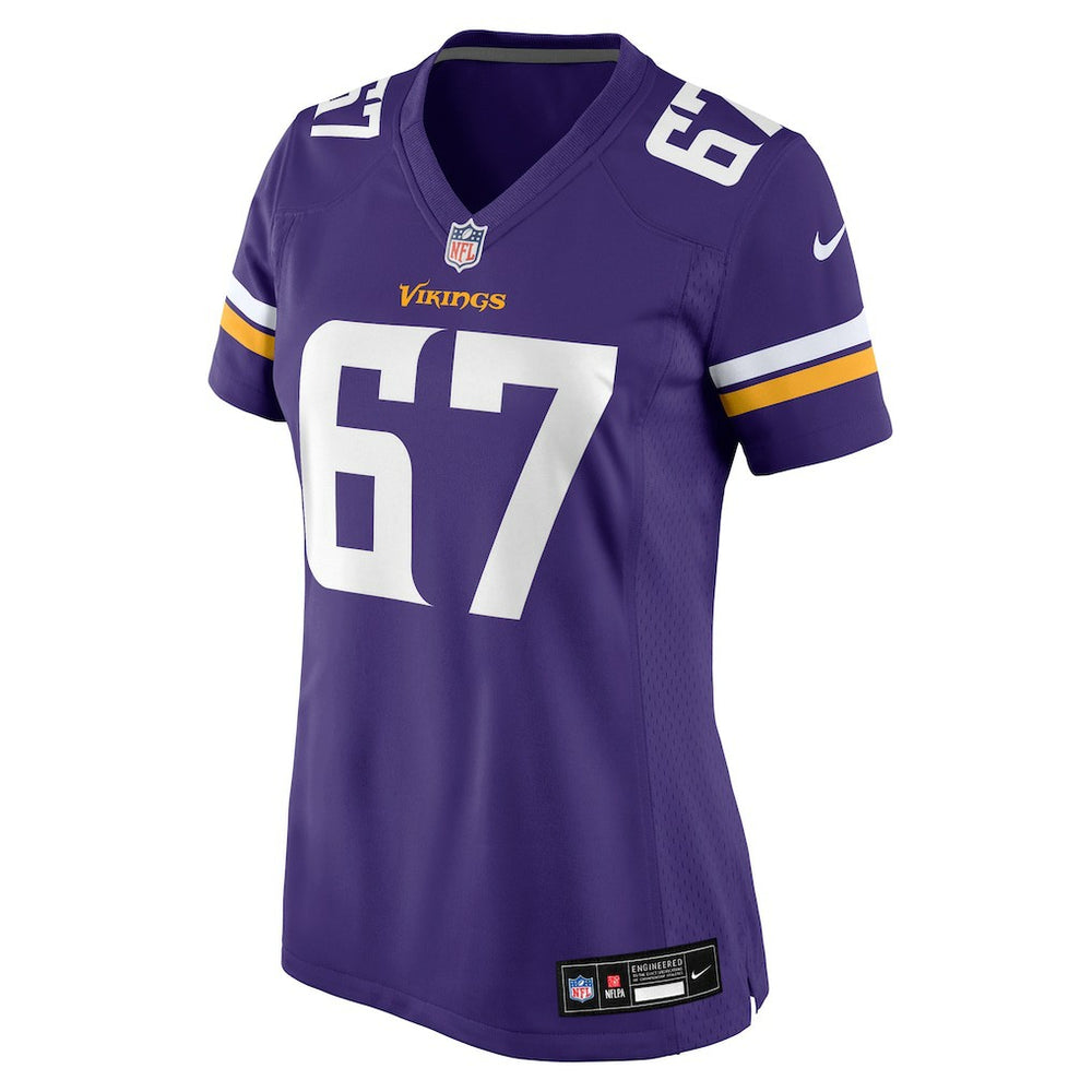 Justin Skule Minnesota Vikings Women's Team Game Jersey - Purple Jerseys