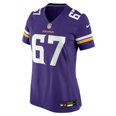 Justin Skule Minnesota Vikings Women's Team Game Jersey - Purple Jerseys