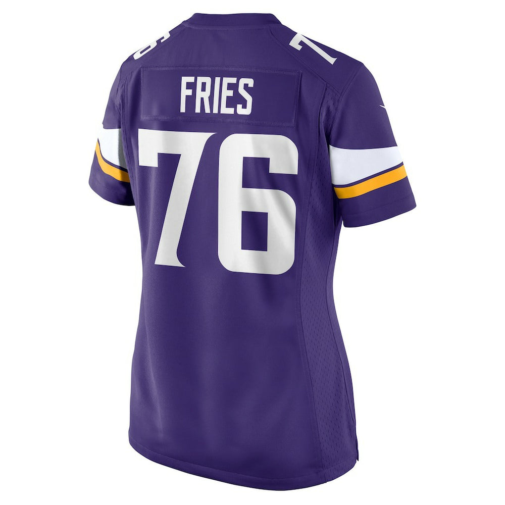 Will Fries Minnesota Vikings Women's Team Game Jersey - Purple Jerseys