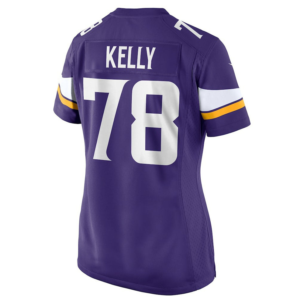 Ryan Kelly Minnesota Vikings Women's Team Game Jersey - Purple Jerseys