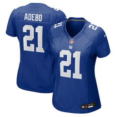 Paulson Adebo New York Giants Women's Team Game Jersey - Royal Jerseys